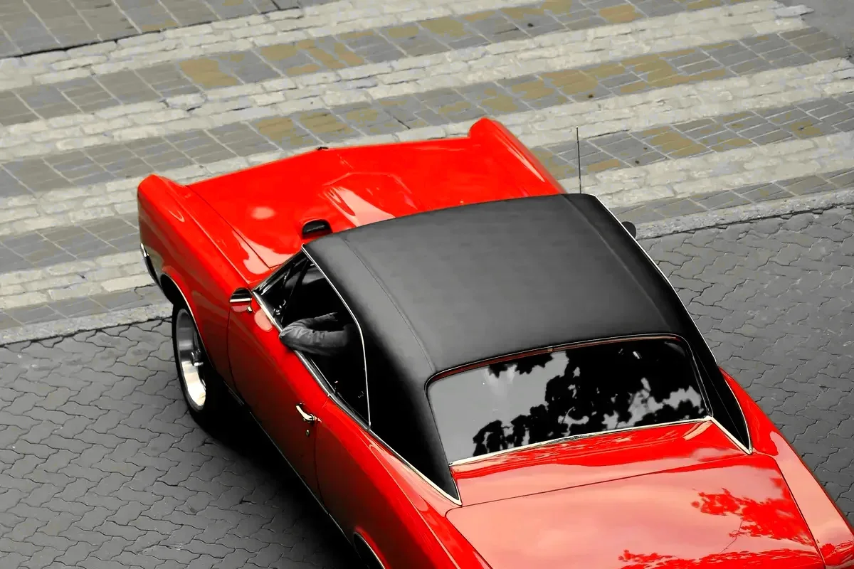 Classic car on a Vancouver street